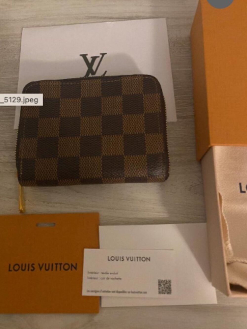 Louis Vuitton Zippy Coin Purse, NWT